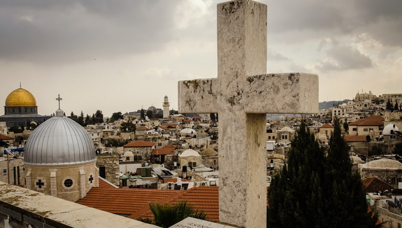 from Mount Scopus in Jerusalem. Photo credit, 9parusnikov. For article on 'Into the Room'