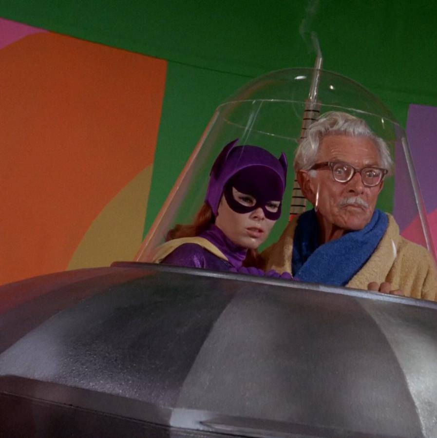 Even in the series' finale episode, 'Minvera, Mayhem and Millionaires' (1968), Batgirl is captured along with Alfred.