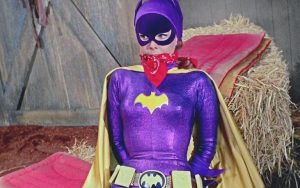 Doused with fear gas, Shame takes Batgirl hostage in 'The Great Escape' (1968). For article, TV’s Batgirl Was Emasculated and Humiliated Image