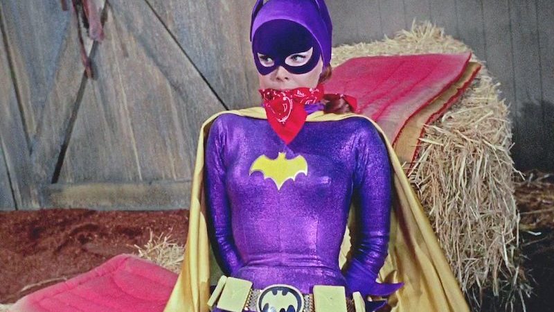 Doused with fear gas, Shame takes Batgirl hostage in 'The Great Escape' (1968). For article, TV’s Batgirl Was Emasculated and Humiliated Image