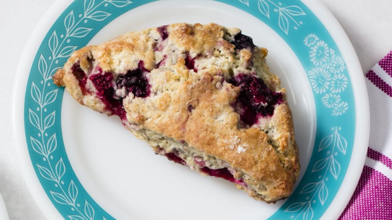 Mixed berry scones