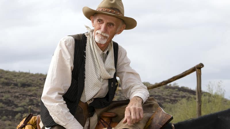 A rancher overlooks his herd Image