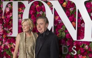 Andrew Lloyd Webber at the Tony Awards with his wife, Madeleine Gurdon. For article on Conversations with Andrew Lloyd Webber Image