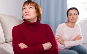 Quarreling sisters Image