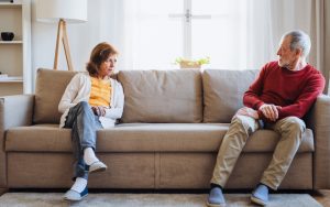 Former relationship couple now fighting Image