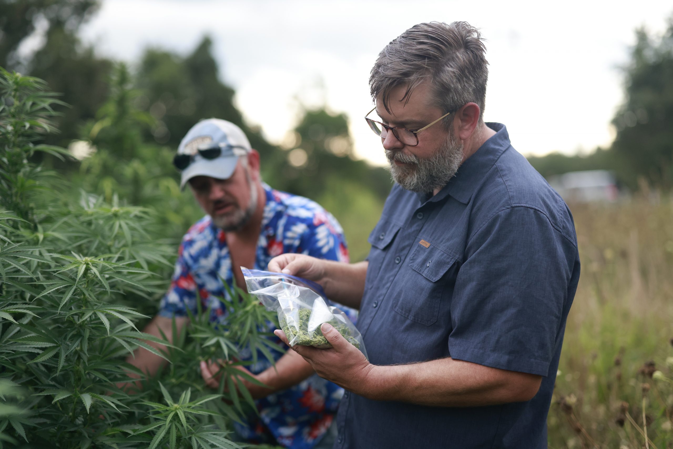 Cameron Trickey (left) and Reed Anderson of Kame Naturals CBD products (image courtesy Sarah Trickey, Kame Naturals)