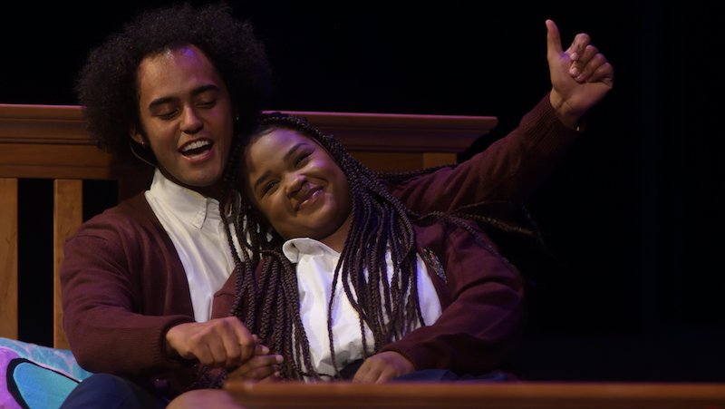 'Pipeline' at Virginia Rep, Trevor Lawson and Jessie Jordan. Photo by Jay Paul. Image