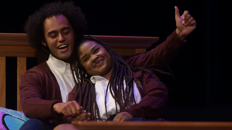 'Pipeline' at Virginia Rep, Trevor Lawson and Jessie Jordan. Photo by Jay Paul.