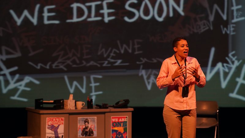 Sasha Wakefield. Photo by Jay Paul. in Virginia Repertory Theatre's 'Pipeline' Image