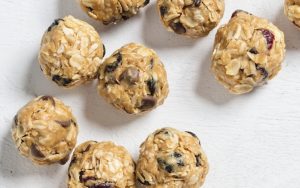 Fuel up with this simple snack. Photo credit: Ashley Moore. Quick and easy energy bites. Image