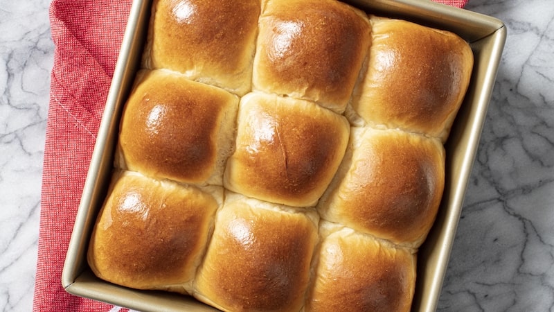 It's easy to make fluffy dinner rolls yourself for the holidays, or any day! From Elle Simone, America's Test Kitchen