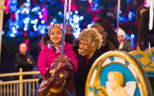 Winter Fest carousel at Kings Dominion. Photo courtesy of Kings Dominion for What's Booming Richmond Image