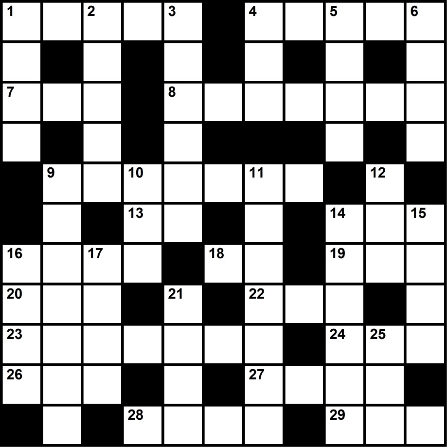 travel crossword puzzle - blank. Travel Trivia Puzzle and Crossword