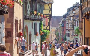 Colmar, a French town with German flair. CREDIT: Rick Steves, Rick Steves' Europe. For article on Colmar in Alsace Image
