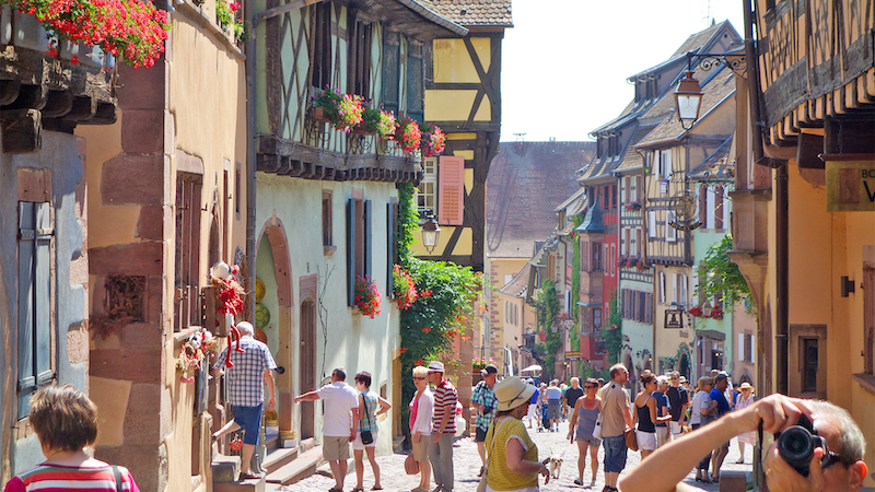 Colmar, a French town with German flair. CREDIT: Rick Steves, Rick Steves' Europe. For article on Colmar in Alsace