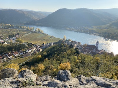 View from Durstein ruins