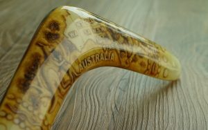 An Australian boomerang. For article on Unique Sports Image
