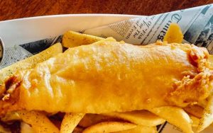 Park Lane Tavern Boddingtons fish and chips, Facebook image from the Richmond, Virginia, location Image