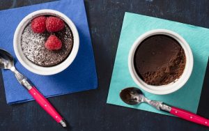 America’s Test Kitchen brings us their tested recipe for individual flourless chocolate cakes: rich, heavenly (and gluten-free) delights. You can make this seemingly fancy dessert up to two days ahead of time. CREDIT: Elle Simone. Image