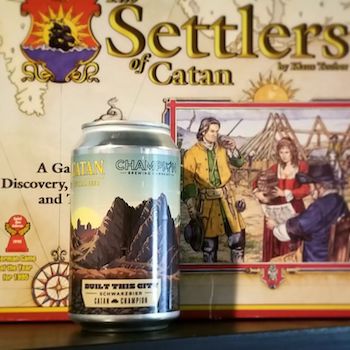 Settlers of Catan game and beer at Unplugged Games Café