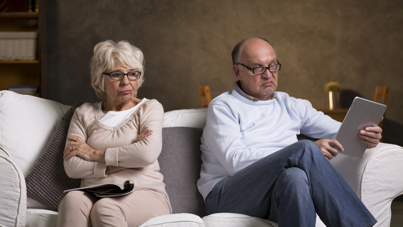 couple having argument Photo by Katarzyna Bialasiewicz Dreamstime. For article, Advice from Amy: Husband Lies to Avoid Confrontation