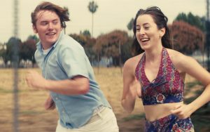 Cooper Hoffman and Alana Haim in the movie 