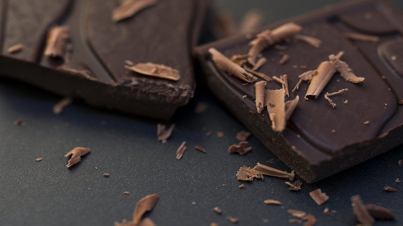 Dark chocolate, for article on the health science-based benefits of dark chocolate. Image from Premium Health, Tribune Content Agency