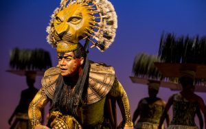 Gerald Ramsey (Mufasa) in 'The Lion King' ©Disney. Photo by Matthew Murphy. What's Booming: A problem-free philosophy. Image