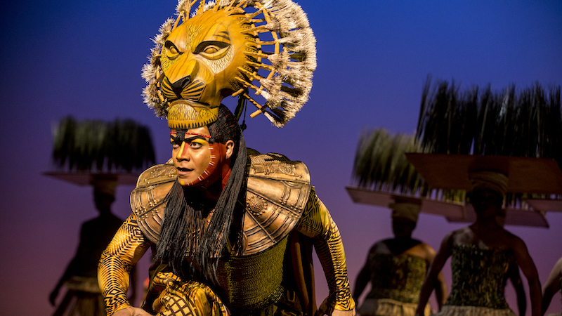 Gerald Ramsey (Mufasa) in 'The Lion King' ©Disney. Photo by Matthew Murphy. What's Booming: A problem-free philosophy. Image