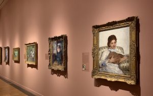 Gallery in the traveling exhibition at the VMFA, 'Whistler to Cassatt: American Painters in France' Image