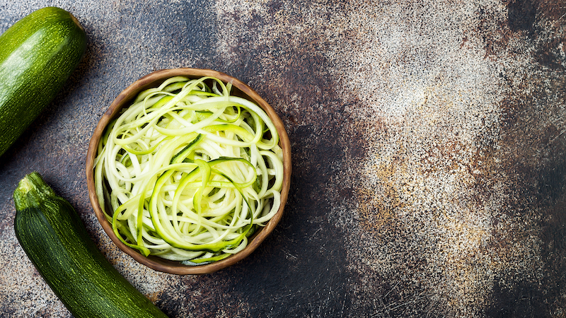 "Zoodles" - noodles made from zucchini. Pasta may not be as unhealthy as we thought, and we can add these pasta alternatives to our plate for better health and tasty variety.