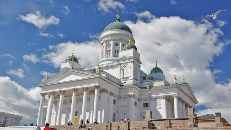 Helsinki's Luterhan Cathedral, for article on Finnish singers