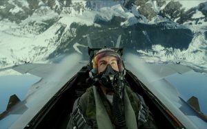 Tom Cruise stars as Capt. Pete 'Maverick' Mitchell in 'Top Gun: Maverick.' (Paramount Pictures/TNS). Having access to the Navy expertise and acquiring real planes for Top Gun: Maverick was essential for production designer Jeremy Hindle. Image