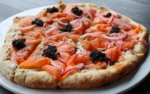 Pizza from Brambly Park restaurant in Richmond, Virginia Image