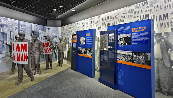 Exhibit on the Memphis Sanitation Strike at the National Civil Rights Museum, Memphis