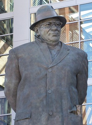 Vince Lombardi statue in Green Bay, WI