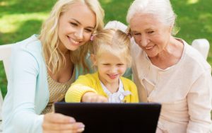 three generations tablet puzzle Syda Productions Dreamstime. For Jumble puzzles for Kids and Adults: Twins and Games Image