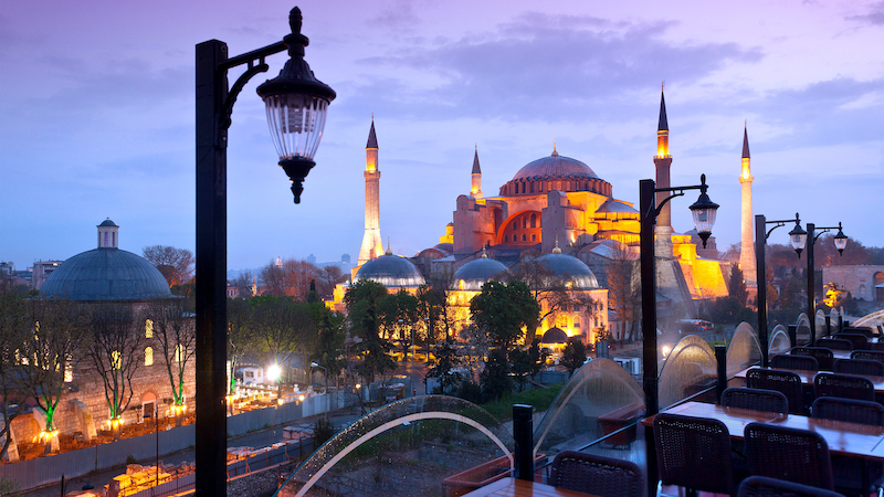 Hagia Sophia, in Istanbul, for centuries the grandest place of worship in all of Europe.. Travel writer Rick Steves takes us strolling through Istanbul, Turkey’s largest city and packed with history, tradition, and culture.