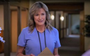 Cynthia Geary as a hospice nurse in an episode of 'Going Home.' Provided by Pure Flix. Tinseltown talks to Cynthia Geary, who played Shelly in “Northern Exposure,” about new “Going Home” and the show’s hospice theme. Image