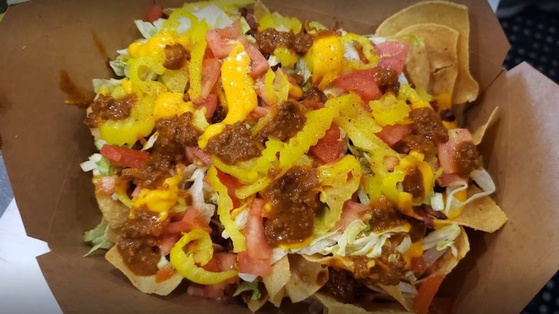 Nachos at Dane's Great Dogs in Cumberland County, Virginia