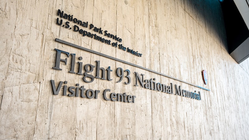 Visitor Center: The Flight 93 National Memorial in Shanksville, Pennsylvania, tells the story of 9/11 on the site where the fourth hijacked plane crashed. Image