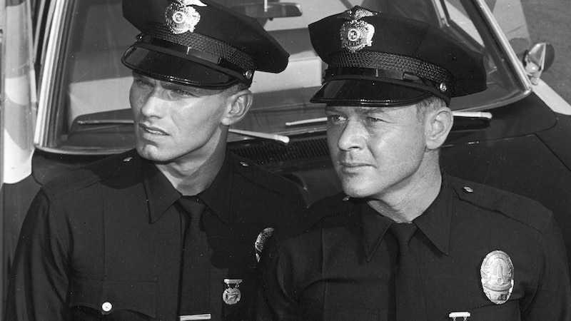 Kent McCord and Martin Milner in Adam-12 - NBC publicity. Nostalgia writer Nick Thomas speaks with veteran actor Kent McCord on the fortuitous start to his career and several of his roles, including “The Adventures of Ozzie and Harriet” and most notably co-starring alongside Martin Milner (1931-2015) in “Adam-12.” Image