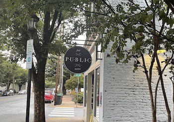 Exterior shot of Public Fish & Oyster