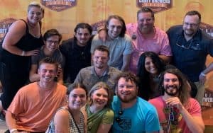 Strangeways Brewing accepting an award at the 2022 Virginia Craft Beer Cup winners on Aug. 8, 2022, at Hardywood Park Craft Brewery West Creek. Image by Annie Tobey Image