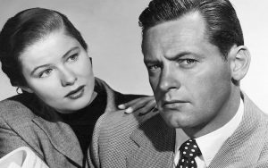 Nancy Olson, as she was credited, and William Holden publicity still - Paramount Pictures. For article on Nancy Olson Livingston and her autobiography, 