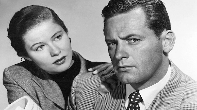 Nancy Olson, as she was credited, and William Holden publicity still - Paramount Pictures. For article on Nancy Olson Livingston and her autobiography, "A Front Row Seat."