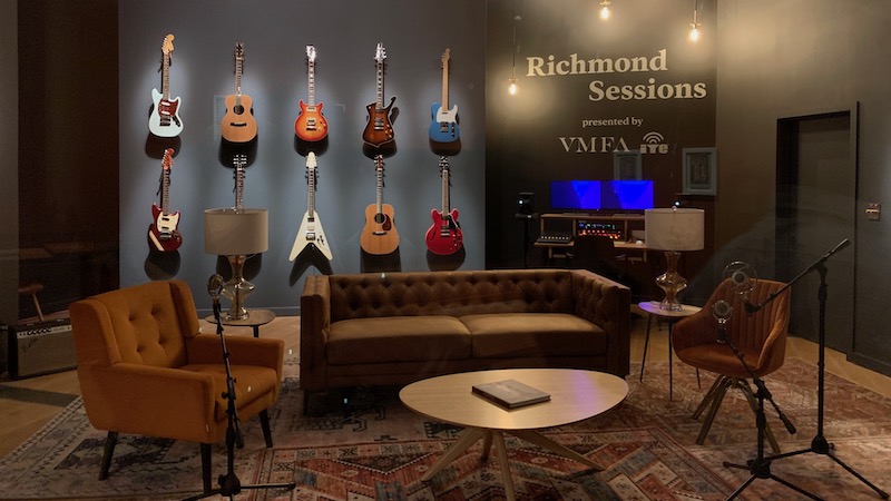 Recording studio in the new VMFA exhibition. Whether you’re a fan of music or art, the new exhibition at the Virginia Museum of Fine Arts in Richmond, Virginia, will strike a chord. Image