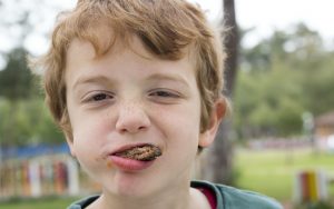 Unmannered young boy. A concerned grandmother is unsure how to teach her grandson some table manners without being an interfering nag. See what advice advice columnist Amy Dickinson says in this edition of “Ask Amy.” Image