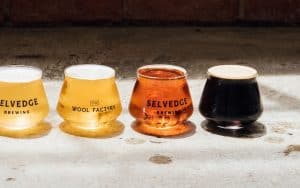 Beers from Selvedge Brewing, via Facebook page. Josh Skinner, the new brewer at Selvedge Brewing in Charlottesville, brings experience, knowledge, and craft for better beer and pairings. Image