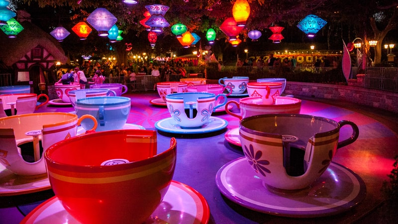 The teacup ride at Mad Tea Party at Disneyland, California. Image by Lucy Clark. After a childhood of making Disney memories, R. G. Begora made his first visit to Disneyland at the age of 59, with unexpected results.